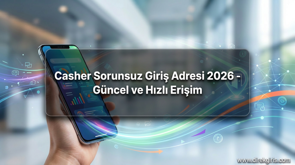Casher Sorunsuz Giriş Adresi 2026 - Güncel ve Hızlı Erişim - Casher Sorunsuz Giriş Adresi 2026