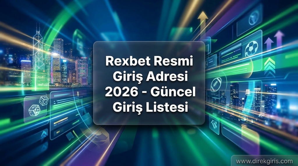 Rexbet Resmi Giriş Adresi 2026 - Güncel Giriş Listesi - Rexbet Resmi Giriş Adresi 2026