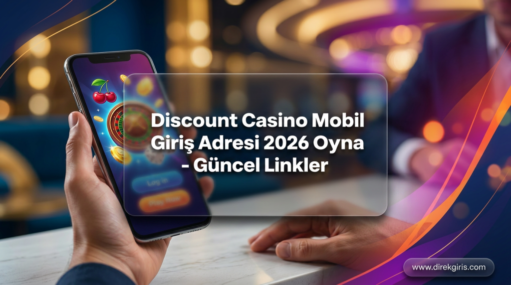 Discount Casino Mobil Giriş Adresi 2026 Oyna - Güncel Linkler - Discount Casino Mobil Giriş Adresi 2026