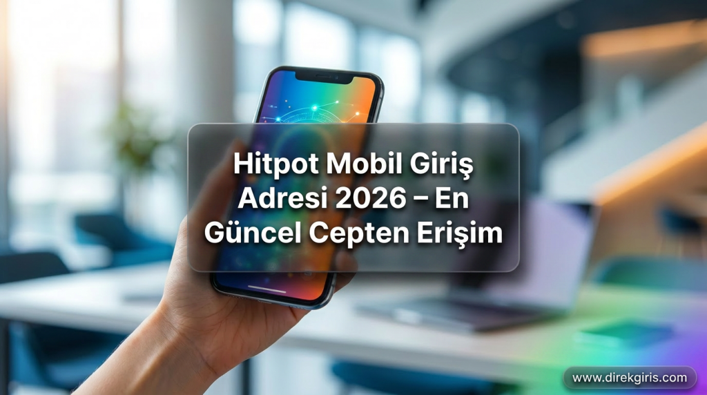 Hitpot Mobil Giriş Adresi 2026 – En Güncel Cepten Erişim - Hitpot Mobil Giriş Adresi 2026