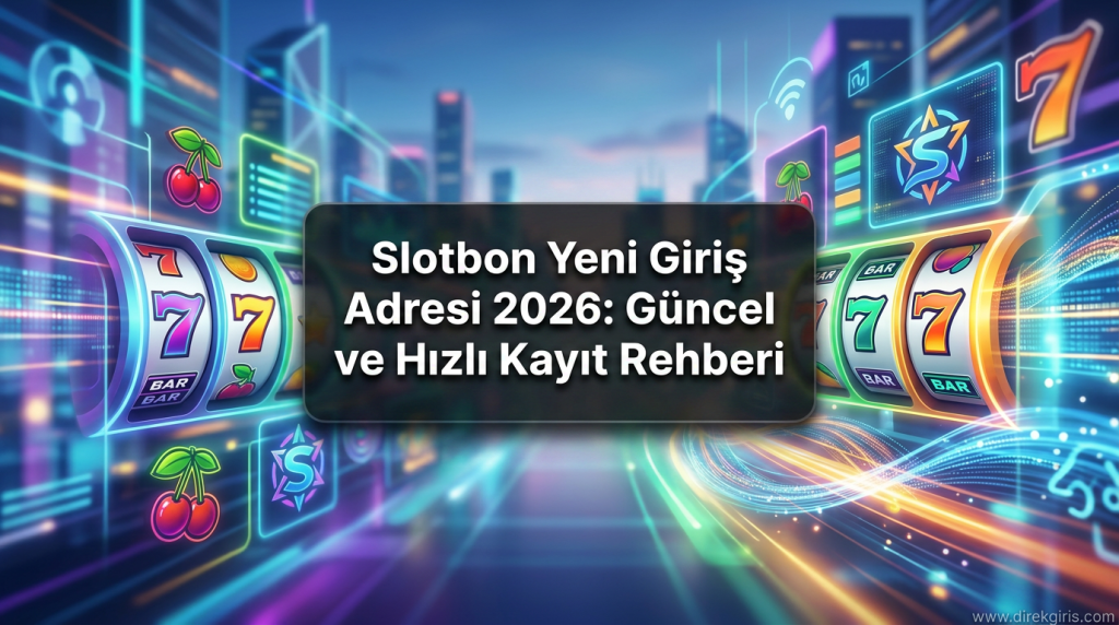 Slotbon Yeni Giriş Adresi 2026: Güncel ve Hızlı Kayıt Rehberi - Slotbon Yeni Giriş Adresi 2026