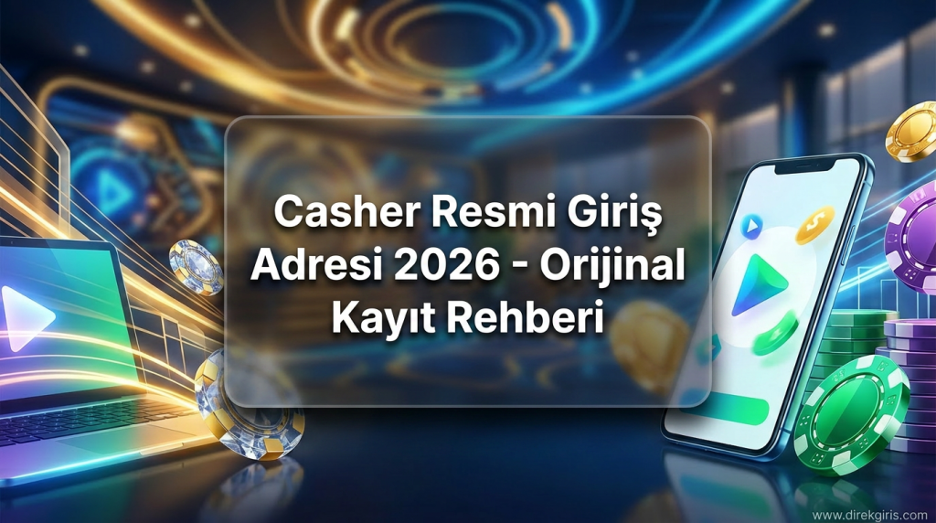 Casher Resmi Giriş Adresi 2026 - Orijinal Kayıt Rehberi - Casher Resmi Giriş Adresi 2026