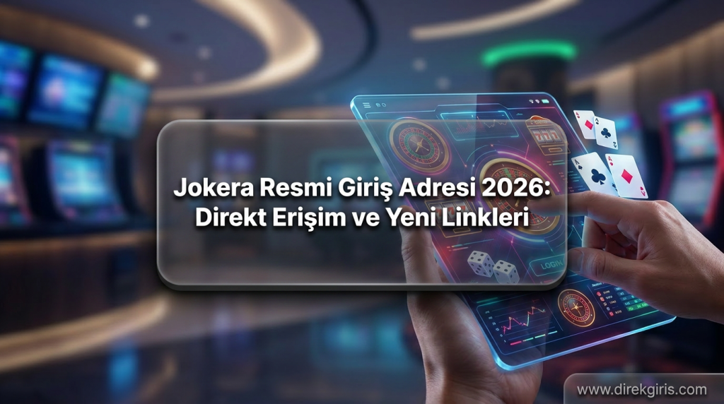 Jokera Resmi Giriş Adresi 2026: Direkt Erişim ve Yeni Linkleri - Jokera Resmi Giriş Adresi 2026
